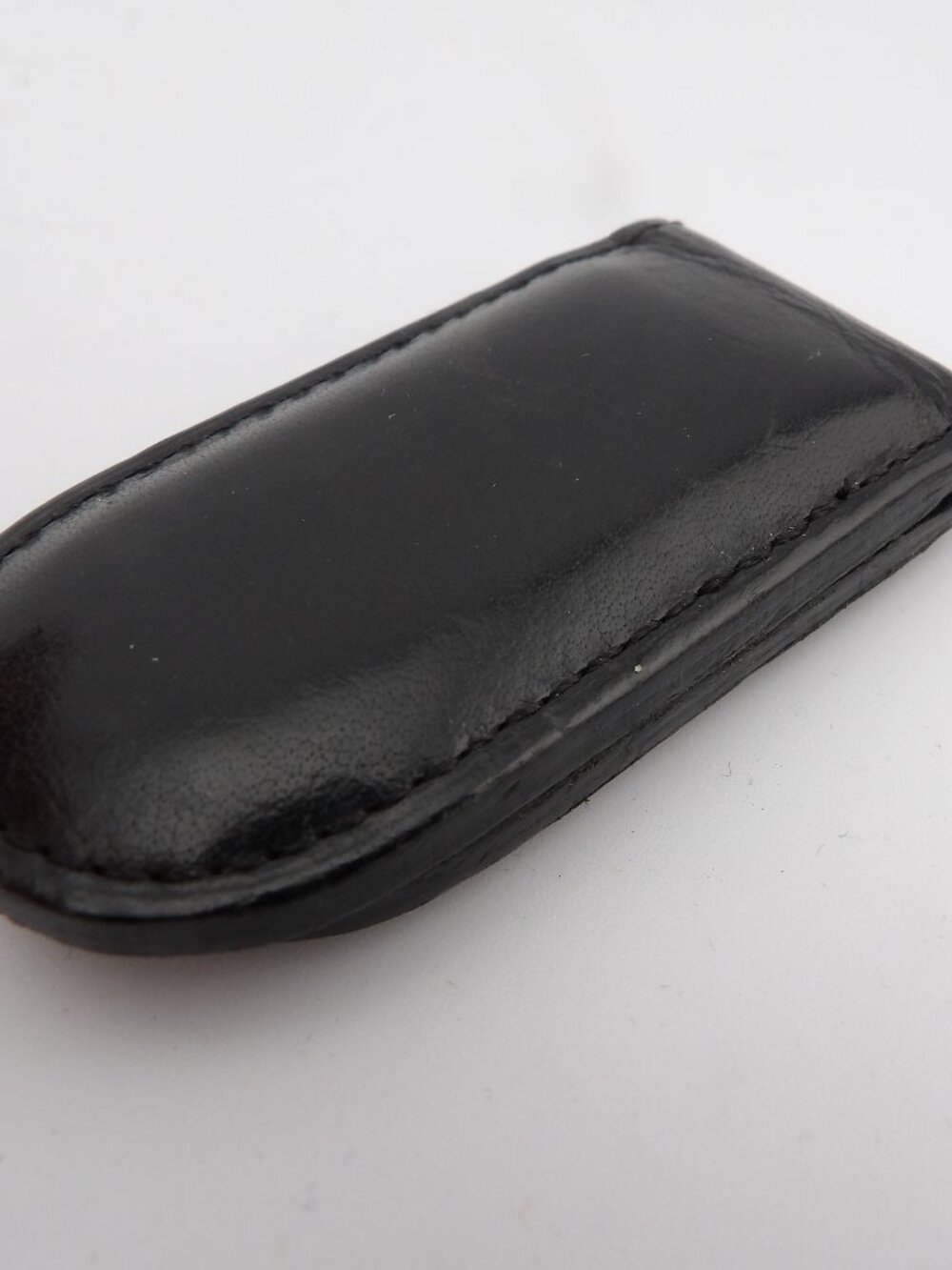 Vintage COACH Black Leather Magnetic Money Clip - Picture 4 of 6